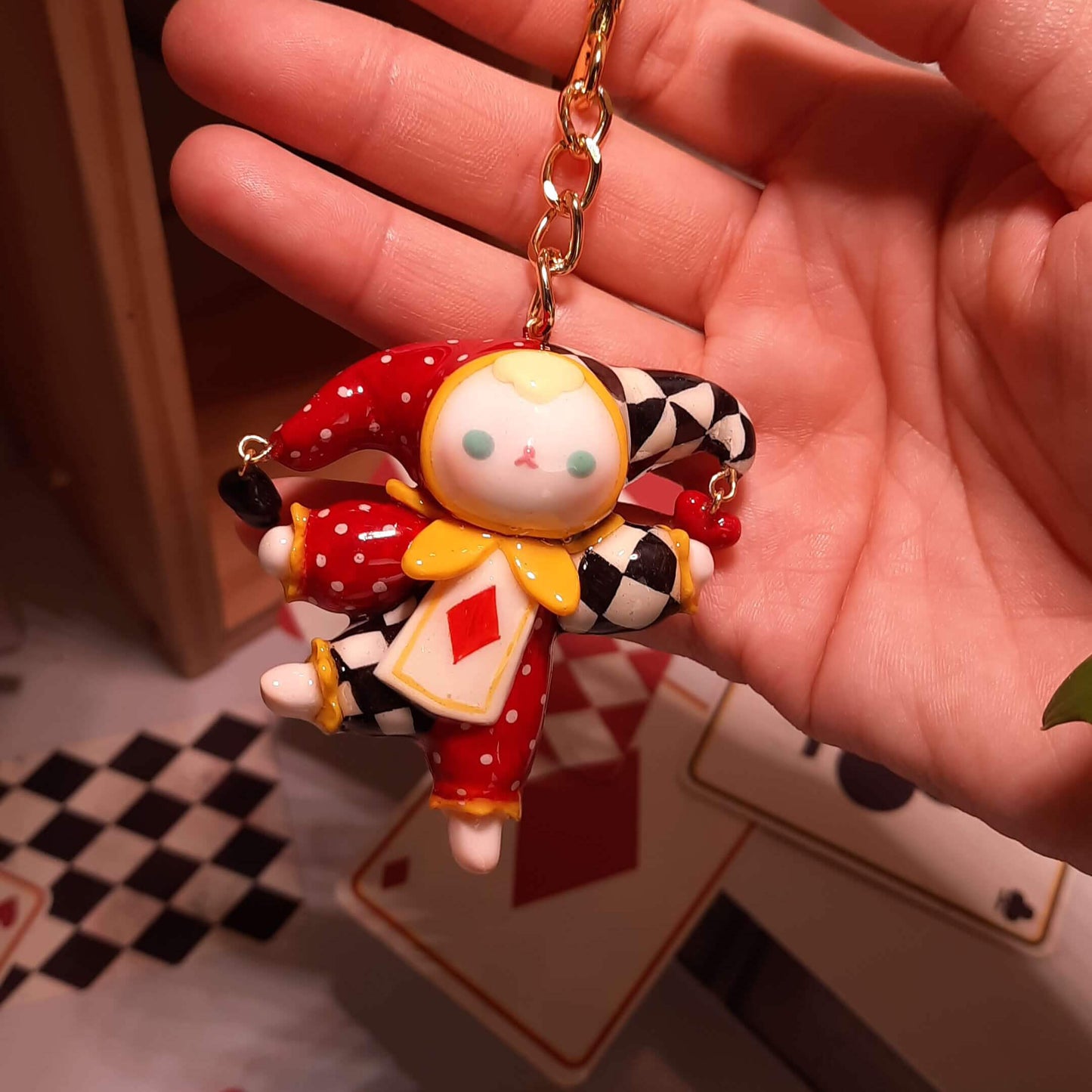 . Poker in the Circus - Keychain/Phonechain .  [ Pre-order ]