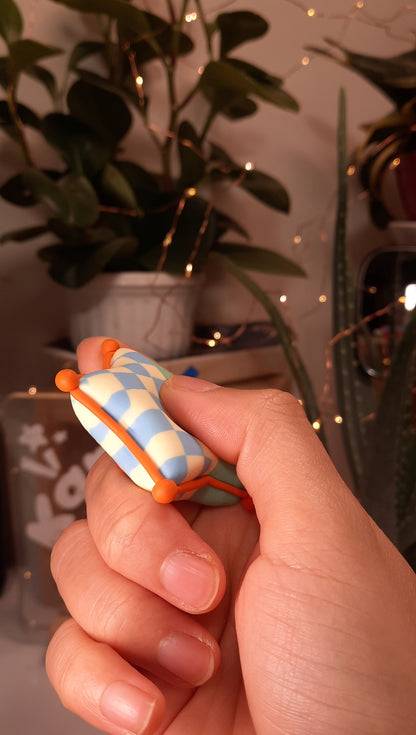 . Star Clown Worry Stone . Blue  [ Pre-order ]